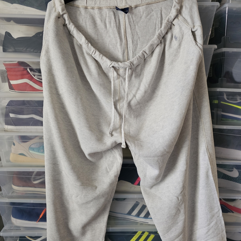 Polo by Ralph Lauren Light Gray Waffle Pj Pants